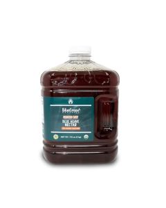BLUE GREEN ORGANICS Raw Blue Agave Syrup 176 oz Bulk Size Natural Low Glycemic Sweetener for Coffee Baking Cooking Organic Vegan NonGMO