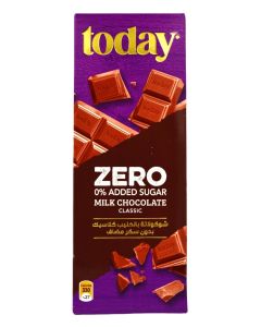 Today Zero Sugar Milk Chocolate Classic 60g