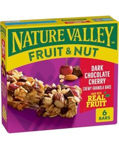 Nature Valley Fruit and Nut Granola Bars Dark Chocolate Cherry 6 ct 74 OZ