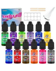 Roizefar Liquid Candle Dye 12 Colors 034 fl oz Each