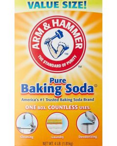 Arm & Hammer Pure Baking Soda 1.81kg (4 lb) – Multi-Purpose Baking, Cleaning & Odor Remover