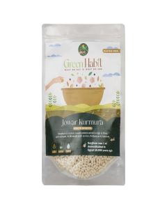 Greenhabit Jowar KURMURA MURMURA aka Jowar Puff for Healthy Breakfast Snack Food (200 gm pack of 1)