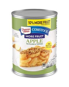 Duncan Hines Comstock More Fruit Apple Pie Filling and Topping 21 oz Pack of 8