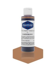 WARM BROWN SOFT GEL PASTE 45 OZ Cake Decorating