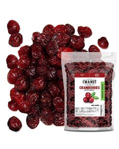 Dried Cranberries Original 4 lbs64oz Batch Tested Gluten Peanut Free Resealable Bag High in Antioxidant Great for Salads Cooking and MixesSweetened