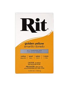All Purpose Concentrated Rit Dye Powder Single Pack for Clothing Dcor and Crafts Golden Yellow
