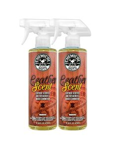 Chemical Guys Leather Scent Air Freshener Odor Neutralizer 16 oz 2 Pk