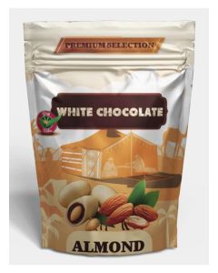 Day Veta Premium White Chocolate Dates with Almond – Date Chocolate Almond Filling – Premium Selection Sweet Snack 400Gm