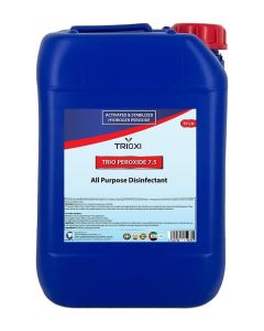 Trio Peroxide 7.5 Activated & Stabilized Hydrogen Peroxide All Purpose Disinfectant 10L
