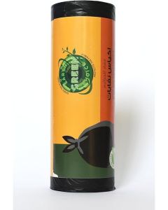 Earth Green Choice Biodegradable Black Garbage Bags 50 Gallons Medium, 75 × 103 cm, 20 Bags