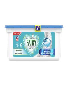 Fairy Platinum Non Bio + Extra Stain Remover Pods 30 Washes