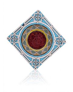 ZARCHIN Super Negin Saffron 1gm Wooden Gift Box (Blue)