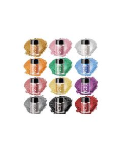 Edible Glitter for Cocktails and Cakes 12 Colors x 5g Food Grade Shimmer Luster Dust Edible Set Food Glitter for Drinks Cookies Chocolate