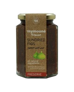 Mymoune Sundried Fig Preserve 350g / 75% Fruit Content / Traditional Lebanese Fig Jam