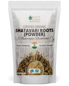 Bliss of Earth Shatavari root Powder Orgnaic Asparagus Racemosus Natural & Non-GMO Good for Immunity & Digestion 200gm