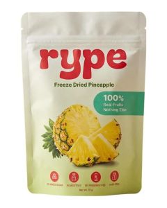 Rype Freeze Dried Pineapple - 100% Real Fruit, No Added Sugar, Healthy Snack, Vegan, Gluten Free, 15g Pack
