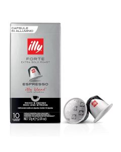 Illy Forte Extra Bold Roast Espresso Blend Nespresso compatible Coffee Capsules 57g