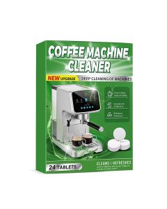 Cleaning Tablets for Coffee Machines, Coffee Maker Pots Descaling & Cleaning Tabs, Descaling & Cleaning Tablets for Automatic Espresso Machines, Individually packaged