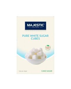 Majestic Pure White Cane Sugar Cubes- 500gms