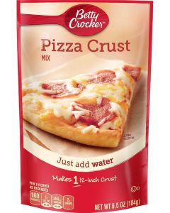 Betty Crocker Pizza Crust Mix - 6.5 oz Pouches (Pack of 6)