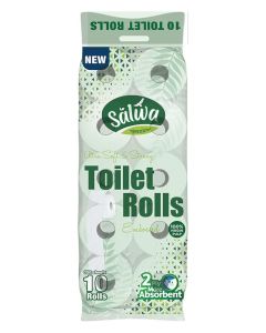 2-Ply Embossed Toilet Rolls 350 Sheets x 2-Ply