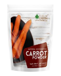 Carrot Powder All Natural Dehydrated Pure Freshly Ground and Delicious Great for Skin or Cooking Soups Baking and Smoothie 500g