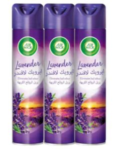 Air Wick Air Freshener Aerosol Lavender for Home and Bathroom Made with Essential Oils- 3X300ml