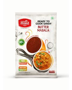 COOKMAID / Butter Masala Gravy / Ready to Cook / No Preservatives / Vegetarian / Ready Butter Masala / Instant / Easy Cooking / Butter Chicken Masala / Paneer Butter Masala / 300g