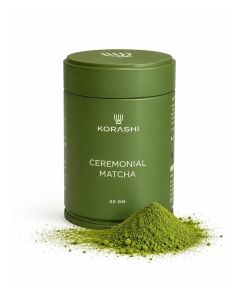 Korashi Premium Ceremonial Grade Matcha Powder 50g – 100% Pure Japanese Green Tea / First Harvest / Stone Ground / Rich Umami / Antioxidant-Rich /