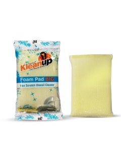 Pranays Kleanup Big Foam Pad ExtraLarge Soft Foam Pad for Efficient Cleaning Multipurpose Scrubber for Dishes Surfaces and Kitchen Cleaning Pack of 3 Pcs