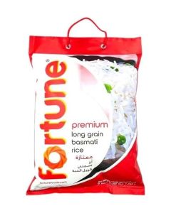 Fortune Premium Long Grain Basmati Rice, Extra Long Aromatic Rice, 5kg