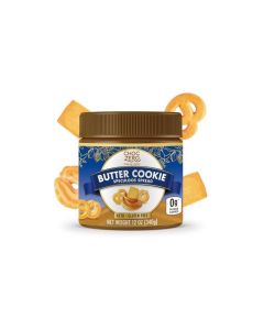 ChocZero Butter Cookie Spread No Added Sugar Gluten Free High Fiber Keto Friendly Low Carb Naturally Sweetened with Monk Fruit 12 oz Jar