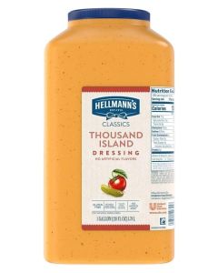 Hellmann's Classics Thousand Island Salad Dressing - Gluten Free, 1 Gallon Jug