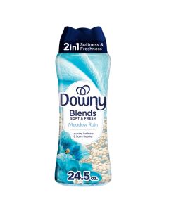 Downy Blends In Wash Laundry Scent Booster Beads Meadow Rain Scent 245 OZ Fabric Softener Beads And Freshness