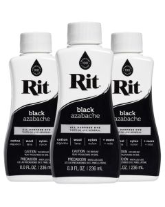 Rit AllPurpose Liquid Dye Black 3Pack