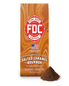 Fire Department Coffee Salted Caramel Bourbon Infused Ground Coffee - 12 oz