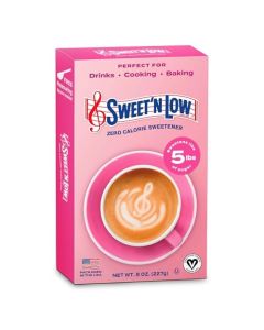 SweetN Low Zero Calorie Bulk Sweetener 8 oz Box Granulated Sugar Substitute for Baking Coffee Tea and More Kosher Gluten Free Low Glycemic Index