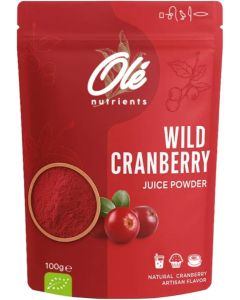 Cranberry Juice Powder 100g / 100% Pure Unsweetened Cranberry Powder / Rich in Antioxidants & Vitamin C / Supports Immunity & Urinary Health / Vegan, Gluten-Free